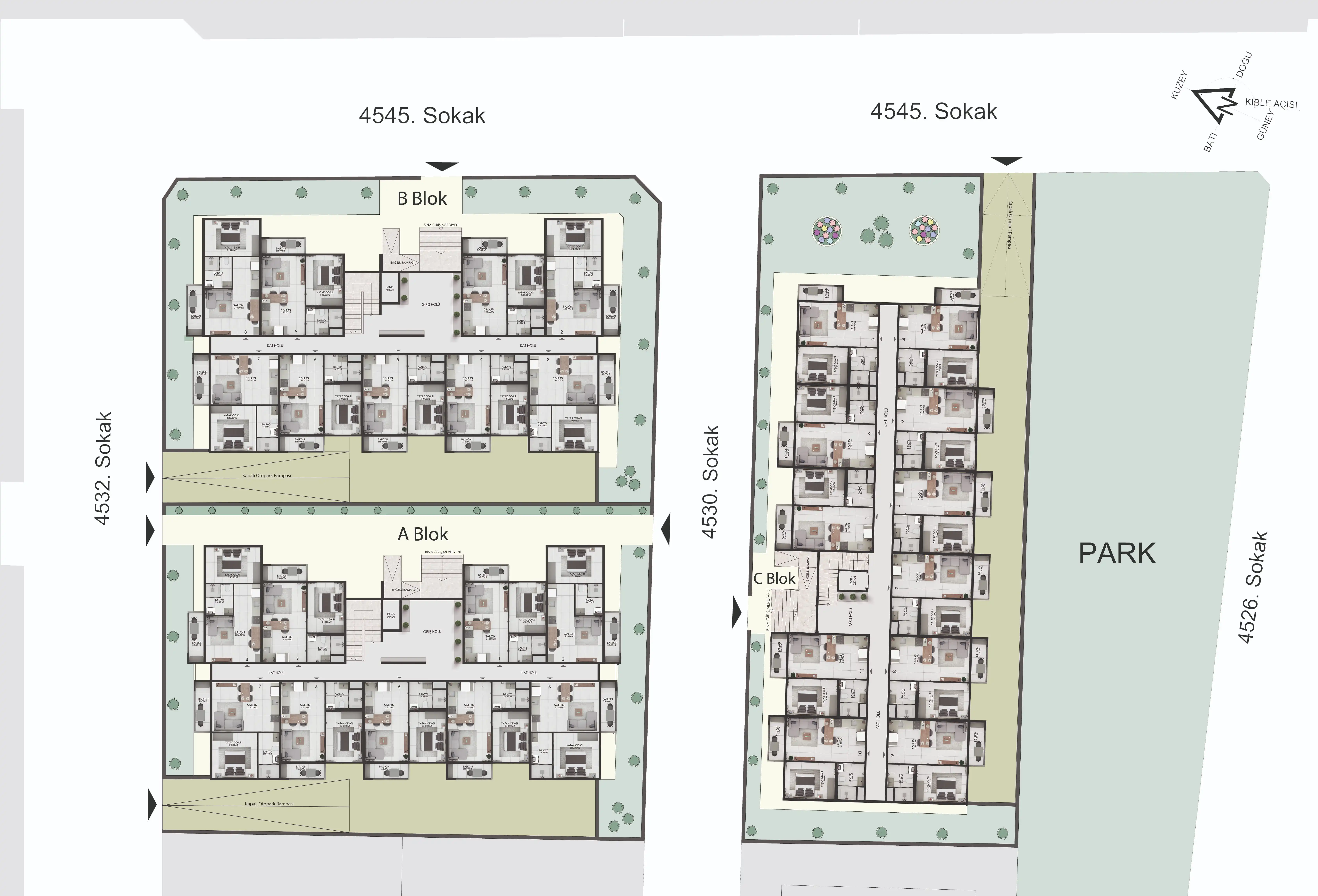 Kuşbakışı Daire Planı